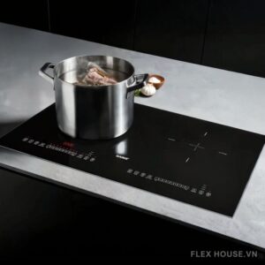 Bếp từ âm 2 vùng nấu màu titan cao cấp Garis G1216