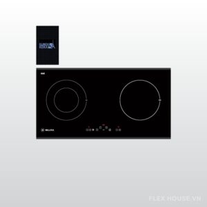 Bếp từ kết hợp 2 vùng nấu lắp âm Malloca MH-021IR SB